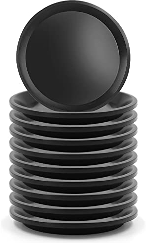 Lot de 10 soucoupes pour plantes, plateaux d'égouttement pour pots de fleurs, soucoupes rondes et solides pour pots de fleurs de 22 cm