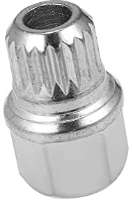 A ABSOPRO 35/19PT Anti-theft Wheel Lock Lug Nut Removal Key for BMW | for BMW, durable steel screw removal socket, Wheel Lock Lug Nut, Anti Theft Wheel Lock Nut, Silver Tone