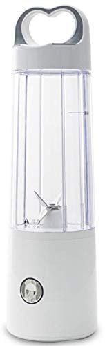 Lodokdre Mixeur portable en verre pour shake et smoothie, tasse de centrifugeuse rechargeable par USB, mixeur de voyage multifonction avec une portion et