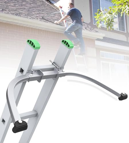 vikofan Verlängerungsleiter, Stabilisator für Dachrinne, 204 kg Gewichtsklasse, Abstandshalter-Dachleiter-Zubehör, leicht und einfach zu bedienen