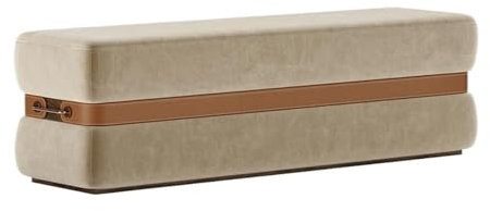 guiling-1986 Sitzbank für Schlafzimmer Gepolsterte Bett-Endbank, klassische Schuhbank, Sofabank, Schlafzimmer-Bett-Endhocker Bettbank(160 * 40 * 45cm)