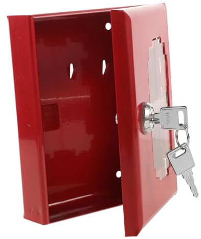 CIYODO Box Escape Schlüsselkasten Türschloss Schlüsselanhänger Schlüsselspind Schlüsselhalter Rot