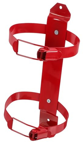 Artibetter Porta Estintore da Parete in Ferro, Supporto Compatto Regolabile Fino a 2kg, Montaggio Facile per Ufficio e Veicoli | Installazione Semplice, Uso Versatile in Uffici e Fabbriche, Montaggio a Muro per Veicoli