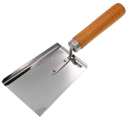 Totority Beehive Cleaning Shovel 7.87 Inch Stainless Steel Hive Scraper Tool with Comfortable Grip for Wax and Debris Removal Beekeeping Maintenance