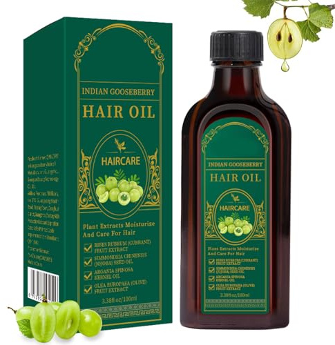 Amla Natürliches Haarwachstumsöl Indisches Haarwachstumsöl Volumenreicher Glanz Feuchtigkeitsspendend Kräftigt die Wurzeln Reduziert