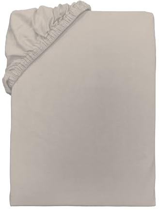 Herding babybest Jersey Spannbettlaken, ca. 60-70x120-140 cm, 100% Baumwolle/Jersey, beige