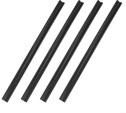 4PC Rubber Wiper Blades, Specifically Designed for Side for WINDOWS with Waterproof Gap Filler