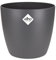 elho Brussels Rund 18 - Blumentopf für Innen - Ø 18.3 x H 16.8 cm - Schwarz/Anthrazit