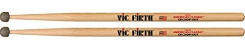 Vic Firth Drumsticks zum Üben 5B amerikanisches Hickory Chop-Out-Gummiköpfe