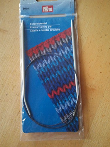 Prym 211376 Rundstricknadeln ALU 80 cm 6,50 mm grau Rundstricknadel, Aluminium, 6,5 mm
