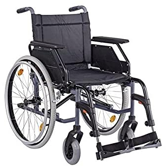 CANEO B SB42 Kombiarml.,PU anthrazit(Dietz), Handbetriebene Standard-Rollstühle