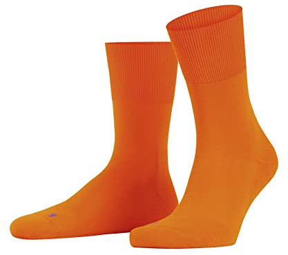 Falke Run U So cotone filo funzionale tinta unita 1 paio, Calzini Unisex - Adulto, Arancione Bright Orange 8930, 39-41