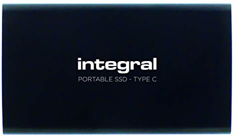 Integral SSD portatile 480 GB, disco rigido esterno Flash doppia connessione USB 3.1 e tipo C, ultra compatto, antiurto, alta velocità fino a 500 Mb/s