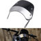 AnXin - Parabrisas redondo para faros delanteros de motocicleta, de 12,7 a 17,8 cm, parabrisas carenado perfecto para la mayoría de motocicletas Dirt Pit Bike Cafe Racer