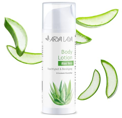 ARYA LAYA Body Lotion Aloe Vera, 150 ml | Intensive Feuchtigkeit, pflegt geschmeidig schön für ein seidig-zartes Hautgefüh, zieht schnell ein