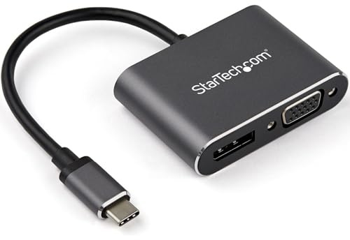 StarTech USB-C auf DP 1.2/VGA Adapter, 4K 60Hz, 1080p, HDR (CDP2DPVGA)