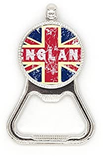 UK The Union Jack Flag Mark Illustration Metal Beer Bottle Cap Opener Duty Stainless Steel