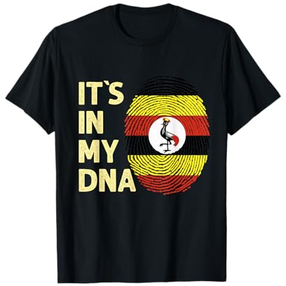 Uganda In My DNA Ugandan Flag Uganda T-Shirt