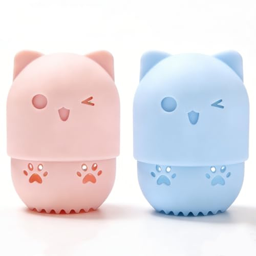 Beauty Blender Reisetasche,Silikon Makeup Schwammhalter,Silicone Beauty Blender Travel Case,Silikon Beauty Sponge Holder,Make up Schwamm Aufbewahrung,Make up Schwamm Halter,Waschbar Wiederverwendbare