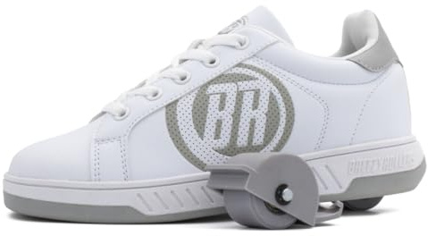 BREEZY ROLLERS Schuhe mit Rollen für Kinder I Rollschuhe-Sneaker Kids I Von Kinder Straßen-Schuhen zu Rollschuh in wenigen Sek. I Patentiertes Klick-System I Turnschuhe mit Rollen für Mädchen & Jungen