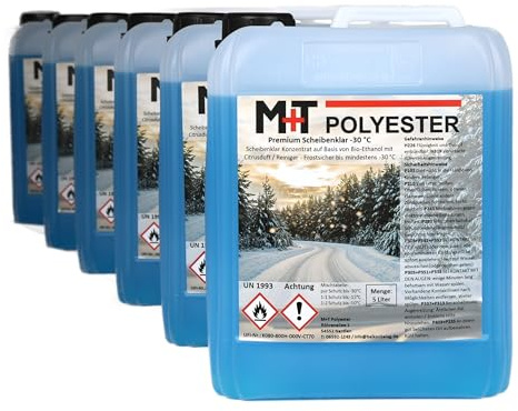 5 Liter - 30 Liter Scheibenfrostschutz -30 °C Winter Frostschutz TOP von Dekra empfohlen (6)