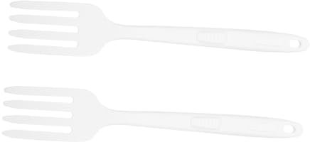 Cabilock 2piezas Tenedores De Cocina De Silicona Resistentes Al Calor Agarre Antideslizante Multifunción Para Pasta y Fideos De Blancos Con Puntos
