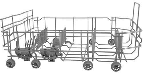 DREHFLEX Geschirrkorb KORB112 - Unterkorb für45er Geschirrspüler (Alternativ für Geräte der Marken: Bosch, Siemens, NEFF, Constructa, u.a.)