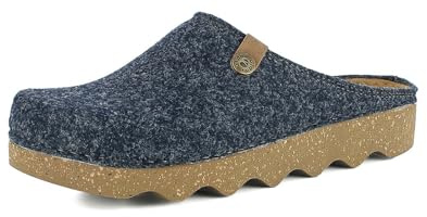 inblu Pantofole Donna Ecofriends con Plantare in Pelle Imbottito e Suola Ecofriends