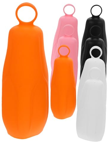 POPETPOP Manchons en Silicone Réutilisables pour Flacons de Produits de Toilette, Housse Élastique Anti-fuite, 8 Pièces, Design Simple, pour Voyage