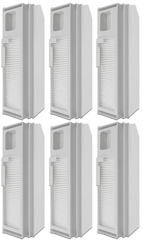 HUAYUWA Kit d'accessoires pour aspirateur compatible avec NARWAL J5, Sweeper Robot aspirateur et balai à franges (6 sacs à poussière jetables avec filtre HEPA)