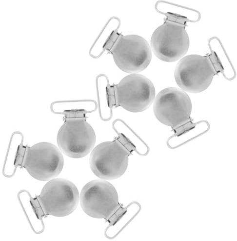 Toyvian 10stücke Schnullerclip Für Junge Mädchen Schnullerhalter Aus Metall Beißclips Für Kleinkinder Mehrzweck-schnullerclip Schnullerclips Für Neugeborene Kompakt Und Leicht Sicher Und z