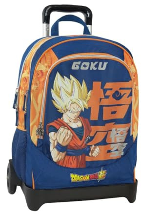 Dragonball Zaino Scuola Organizzato Trolley Staccabile DB
