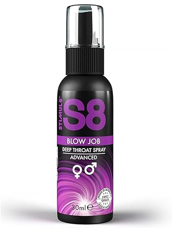Spray Oral Refrescante con Mentol – Mayor Comodidad y Control, Fórmula a Base de Agua, Uso Oral Externo – S8 Blow Job Spray