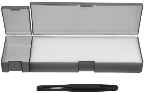 WRITWAA Wasserschiebebilder Einweichbox Modellbau Feuchtigkeitsbox aus Kunststoff mit Stauraum Tragbares Hobbywerkzeugset für Modellaufkleber und Wasserabziehbilder