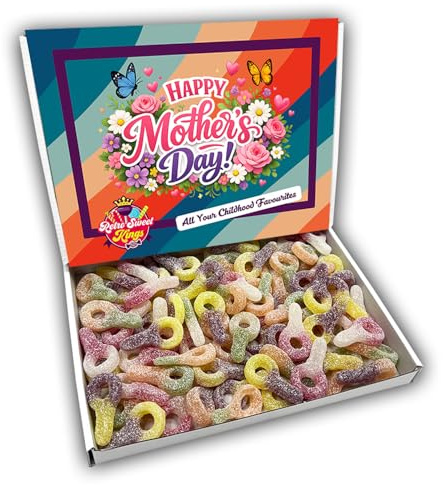 Sour Dummies Happy Mothers Day Sweets Gift Box Hamper (RETRO MOTHERS DAY FRONT)