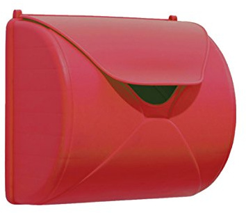 Boîte aux Lettres Enfant pour Jeu de Jardin de Couleur Rouge ; à Utiliser sur des Cadres d'escalade ou des Maisons en Jouet