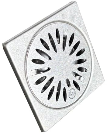 Kellerablauf, Bodenablauf Edelstahl 10 x 10 cm senkrecht DN 40
