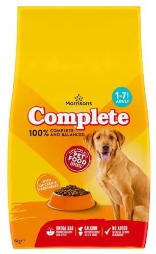 Morrisons Complete Dog Food Chicken and Veg, 6kg