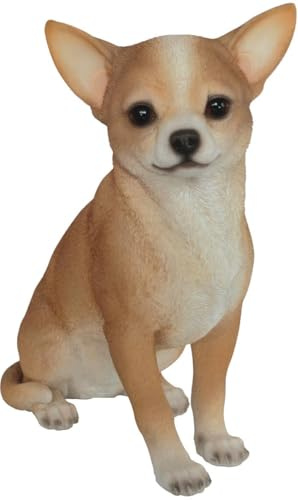 Vivid Arts Chihuahua Hund, Kunstharz Gartendeko