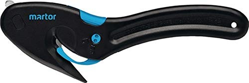 MARTOR Sicherheitsmesser, Verdeckte Klinge, SECUMAX EASYSAFE, Profi Cuttermesser, Leicht, Kunststoff, Rechts- & Linkshänder, GS Geprüft