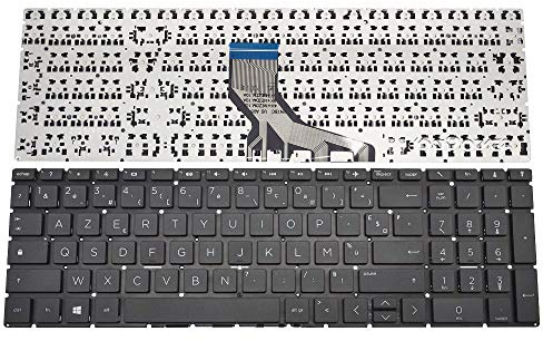 KinPower Clavier Azerty Français Compatible avec HP 17-by Series
