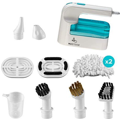 High Street TV NuSteam Handheld Steam Cleaning System 11 Piece Set, Clear