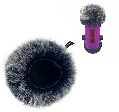 Dead Cat Windschutz und Pop-Filter für Blue Yeti, Mikrofon-Windschutzscheibenabdeckung für Blue Yeti Pro, Blue Yeti X