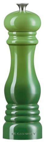 Le Creuset Classic Adjustable Salt Mill Grinder, Chip-Resistant ABS Plastic, Anti-Corrosion, 40g, 21 cm, 44002214080000, Bamboo
