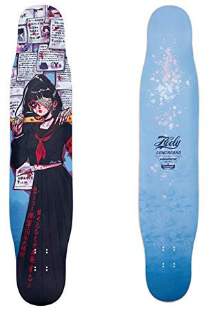RajoNN 45-Zoll-Downhill-Longboard-Skateboard durch Deck aus 10-lagigem kanadischem Ahorn, kompletter Cruiser, Free-Style-Anfänger-Tanzbrett für Jungen, Mädchen, Erwachsene,