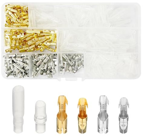 424 morsetti a molla, connettori circolari, accessori per moto, connettori rapidi, terminali elettrici isolati, morsetti di collegamento