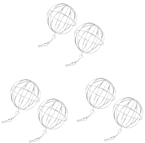 BESPORTBLE 6stücke Edelstahl Gefüllte Heuball-spielzeuge Für Kleine Haustiere Multifunktionale Futterball Für Hamster Meerschweinchen Und Kaninchen Zum Spielen Und Fressen