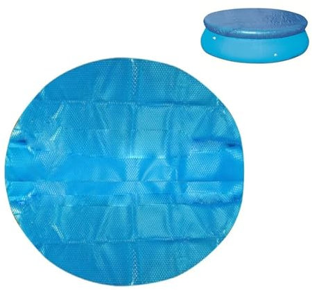ATUMY pool accessories 6/8/10/12FT Swimming Pool Protective Cover For Round Inflatable Family Pool Outdoor Dust Cover Pool Cover(12FT)