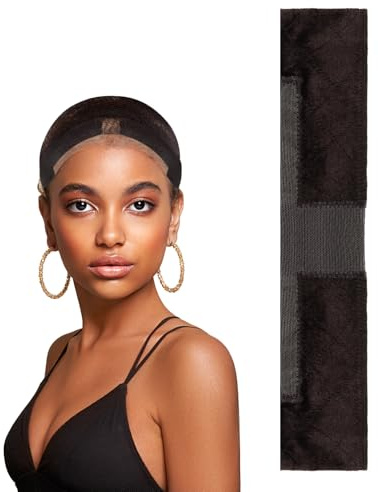 Wig Band to Hold Wig in Place Adjustable Wig Grip Bands (Brown, 60cm)