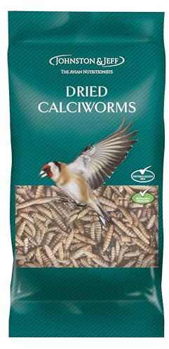 Johnston & Jeff 100g Dried Calciworms Premium Wild Bird Food Wildlife